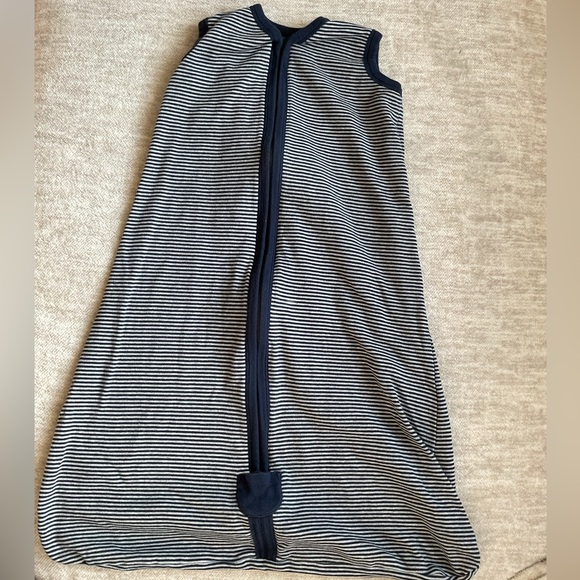 Burt's Bees Baby Other - Burt's Bees Baby Navy and White Striped Sleep Sack